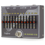 CALINE CP-81 10 Band EQ Guitar Effect Pedal True Bypass Design with Volume/Gain
