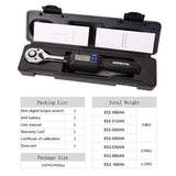 ES2-006AN 1/4 Inch Digital Torque Wrench with Backlight Sound LED Alarm Real-time Peaks Four Units Switching Torque Wrench