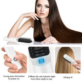 Hair Straightener Hot Comb Heating Wireless Straighten Hair Styles Anti Scalding Ceramic Straightening Beard Comb Curling Tools