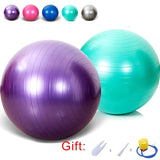 55 Cm Explosion-proof Sports Yoga Ball With Pump Pilates Fitness Gym Balance Stability Swiss Ball Exercise Exercise Massage Ball