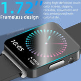 KS03 Smart Watch Non Invasive Blood Glucose 1.72'' Heart Rate BP Body Temperature Monitoring Fitness Tracker Bracelet