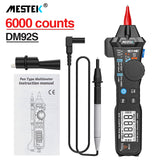 Handheld Digital Multimeter 6000 Counts Pocket Pen Auto Range/Smart Multimeter AC/DC Voltage Resistance Diode Continuity Tester