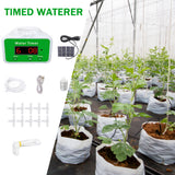 Solar Automatic Watering Pump Controller Timing Watering Irrigation System Flowers Plants Sprinkler Drip Irrigation USB Charging