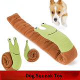 Magic Snail Sniffs Pet Toys Plush Molar Dog Puzzle Toys Vocal Educational Pet Products Squeaky Dog Toy