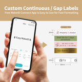 Portable Mini Pocket Printer Thermal Label Printing Machine Wireless BT Connection Inkless Printing DIY Sticker iOS Android