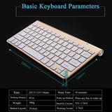 Mini Wireless Keyboard Bluetooth Keyboard For iPad Phone Tablet Russian Spainish Rechargeable Keyboard For Android iOS Windows