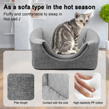 Pet Dog Cat Bed Warm soft non-slip Winter Summer cave house Washable Removable Mat for puppy cat Rabbit Sleeping Pet accessories
