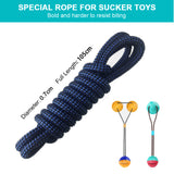 Pet Dog toys Interactive Cat Dog Chew Toy Rubber Balls with Suction Cup for Small Large Dog Tooth Cleaning Balls toys