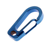 3 Pieces Titanium Alloy Carabiner Clip Keychain Quick Hook Buckle Outdoor
