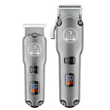 Professional combo kits hair clipper electric powerful hair trimmer for men rechargeable cordless haircut machine lithium ion