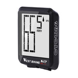 Wireless Bike Computer Bicycle Speedometer Waterproof LCD Stopwatch Backlight Automatic Wake-Up & Multi-Functions Distance, Time