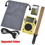 Upgraded Full Band Radio Portable FM/MW/SW/WB Radio Receiver Bluetooth 5.0 Speaker TF Music Player Support Alarm Clock Lock