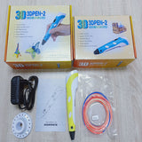 RUYAGE 3D Pen DIY 3D Printer Pen Drawing Pens 3d Printing Best for Kids With ABS Filament 1.75mm Christmas Birthday Gift LJ-01