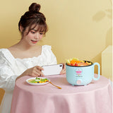 Joyoung 1.5L Mini Household Electric Cooking Pot Non-Stick Multi Cooker Portable Electric Hot Pot Rice Cooker Frying Machine