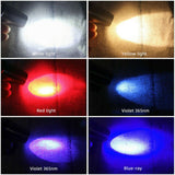 USB/Battery UV 365nm+395nm+Yellow+White LED Flashlight Inspect Torch for Gem Jade Jewelry 304 Stainless Steel Aluminum Alloy