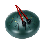 10 Inch Steel Tongue Drum 11 Notes Steel Tongue Drums Handpan Musical Percussion Instrument with Storage Bag