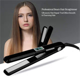 Hair Straightener Professional Infrared Hair Care Flat Iron for Hair Treatment Therapy Repair Damaged Hair LCD Display