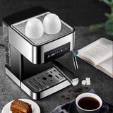 1.6L 220V 20Bar Espresso Coffee Maker Machine Small Semi Automatic Cappuccino Italian Steam Type Milk Frother Touch Panel