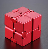Str Relief Toy Premium Metal Infinity Cube Portable Decompres Relax Toys for Children Adults