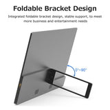 13.3 inch Portable Monitor IPS Screen 3840*2160 Resolution with Integrated Foldable Bracket Wide Compatibility