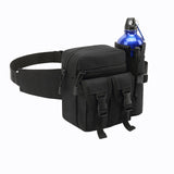 Outdoor sports running pockets military fan tactical water bottle pockets feature waterproof mobile phone bag mountaineering