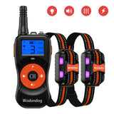 800m Dog training collar Remote Electric Shock Vibration IP67 Rechargeable For large small dog training accessories Dropshipping