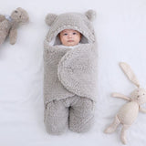 Soft Newborn Baby Wrap Blankets Baby Sleeping Bag Envelope For Newborn Sleepsack 100% Cotton Thicken Cocoon For Baby 0-9 Months