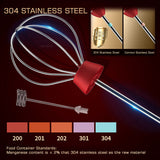 Electric Mixers Handheld Milk Foame Maker with 2 Stainless Steel Whisks 3-Speed Mini Stirrer for Coffee Latte Cappuccino Egg Mix