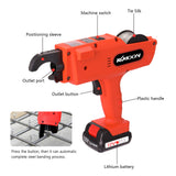 12V Automatic Rebar Binding Machine 8-34MM Rebar Tier Cordless Rechargeable Battery Tying Binding Machine Power Tools