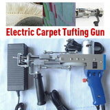 220V Cut Pile Tufting Gun Electric Carpet Tufting Gun Carpet Weaving Flocking Machines Cut Pile TD-01 Power Tool  Hand Gun Blue