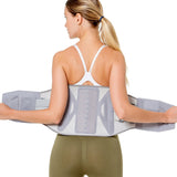 Back Brace Lumbar Support Belt Brace with Self-Heating Pad Double Pull Relieve Back Discomfort and Stress Injury Prevention Gym
