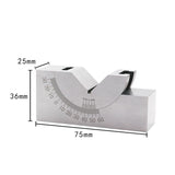 Adjustable Angle Gauge V-block Angle Grinder KP25 0-60 Degree Precision Angle Plate Block for Measuring Tools