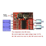 10Pcs Dual H-Bridge DC Stepper 1.5A 2 Way DC Motor Driver Module Replace Stepper L298N For Smart Car Power