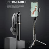 New FANGTUOSI Handheld Gimbal Stabilizer with Bluetooth Shutter Tripod for Smartphone Action Camera Video Record Vlog Live