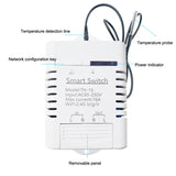 WIFI Weatherproof Temperature Sensor Intelligent Control Switch DS18B20 Monitor IOT Remote Controller For Iphone Android