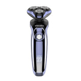 Wet Dry 4D Electric Shaver For Men Beard Hair Trimmer Rechargeable  Professional Hair Clipperr Nose And Ear Trimmer LCD Display