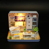 Doll House Model for Kids Birthday Gift Classic Educational Assemble Toys 3 Styles Creative DIY Dollhouse Toys