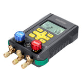 Pressure Gauge Refrigeration Digital Vacuum Pressure Manifold Tester Meter HVAC Temperature Tester Air Conditioning Diagnostic