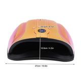 160W UV LED Nail Lamp 4 Gears Timer Setting Gel Polish Nail Curing Lamp for Home Salon Nail Gel Drying Machine 100-240V