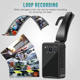 A23 Police Mini Body Camera 1080P DVR Video Security Cam IR Night Vision Wearable Mini Camcorders Law Enforcement Recorder