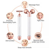3D Facial Roller &amp; T Shape Face Massager Kit Face Lift Massager 24k Gold Beauty Bar Anti Wrinkles Skin Tightening Skin Care Tool
