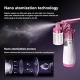 Multifunctional oxygen injecting instrument household beauty instrument household Pore Cleaner essence importing instrument