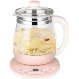 220V 1.6L Household Electric Health Preserving Pot Dessert Tea Porridge Stewing Cooking Machine Glass Kettle Multi Cooker