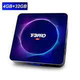 Vmade T3 Pro Android 10 TV Box 4G 32G 64G128G TV Receiver Set Top Box Dual Wifi 2.4G&5G Bluetooth HEVC 265 IPTV Media Player