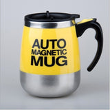 304 Stainless Steel Coffee Magnetic Self Stirring Automatic Mug Milk Mixing cup Blender Smart Shaker Coffee Thermal Cup