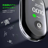 Mini Alcohols Detector Non-Contacting Breath Blow Tester TFT Display Screen Electronic Breathalyzer with 3-Color Indicator Light