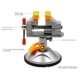 Mini Sucker Vise Drill Press Vise Walnut Pliers Workbench Vise DIY Carving Tool