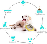 Multifunctional IQ Interactive pet Supplies bite Resistant Dog Toy Flying Saucer Puzzle Slow Feeder Food Distribution Ball