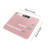 Bathroom Body Floor Scales Bath Scale Body Weighing Digital Body Weight Scale LCD Display Glass Smart Electronic Scales