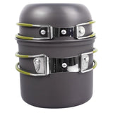 Ultralight Camping Cookware Portable Outdoor Camping Pot 1-2 People Picnic Barbecue Pot Single Picnic Cooking Pots Set